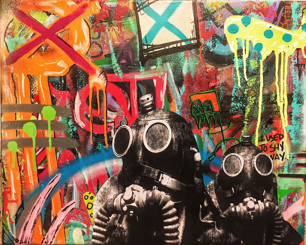 Cluster Wall - Street Art - Urban Art - Prints